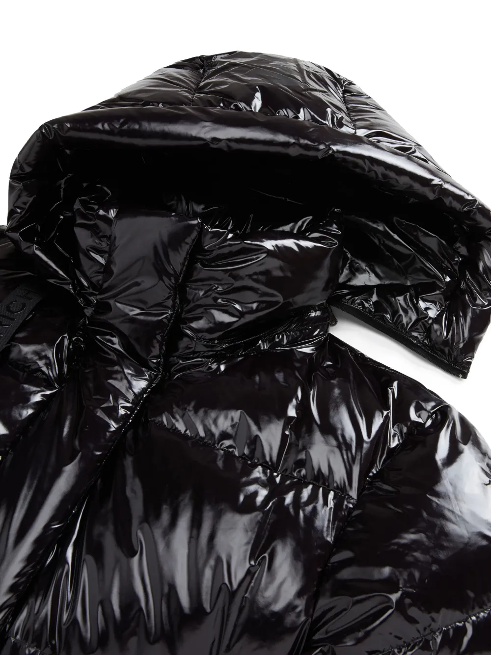 Woolrich Glanzende parka Zwart