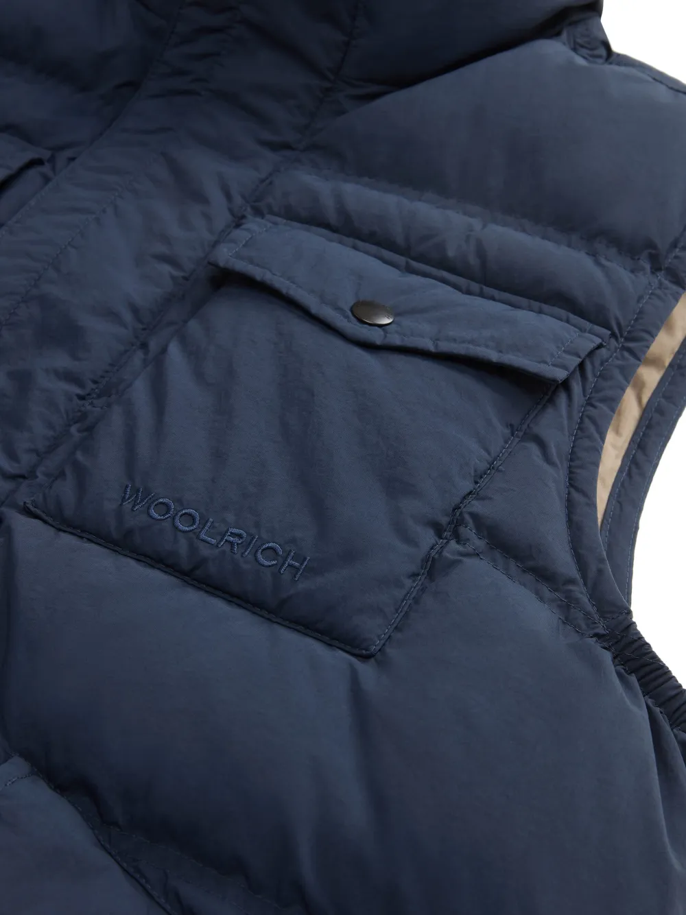 Woolrich Bodywarmer met geverfd effect Blauw
