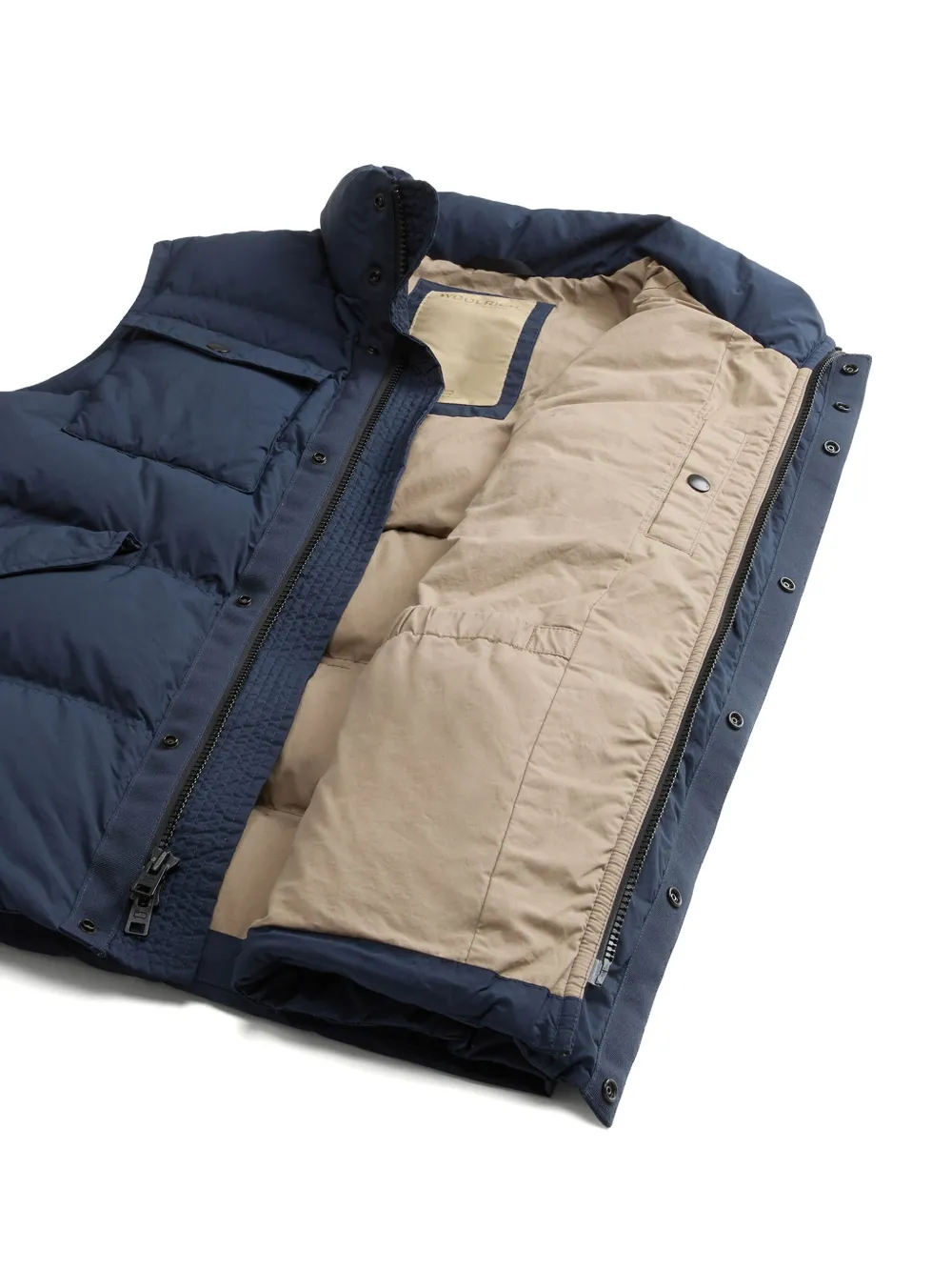 Woolrich Bodywarmer met geverfd effect Blauw