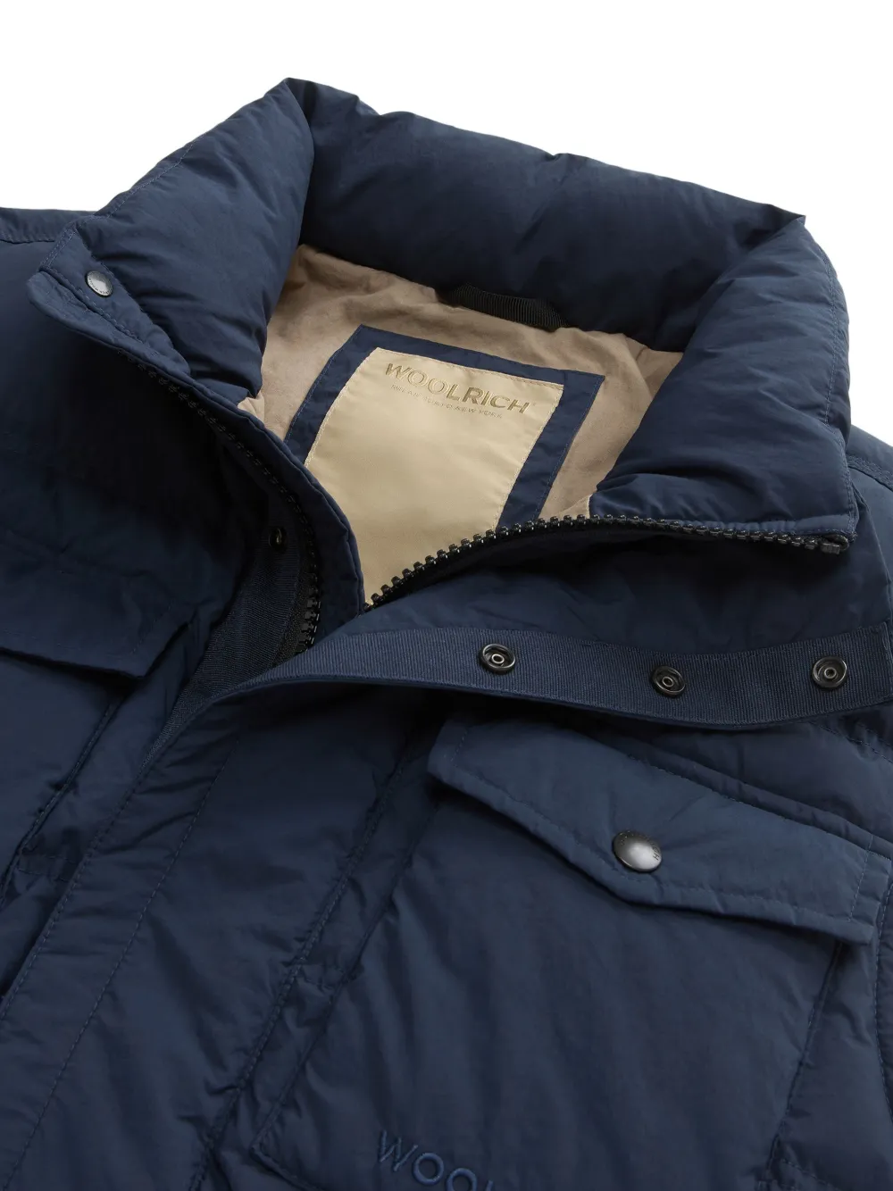 Woolrich Bodywarmer met geverfd effect Blauw