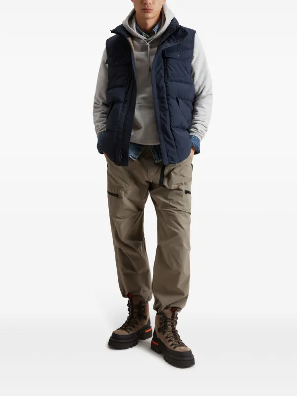 Woolrich ガーメントダイ ベスト | ブルー | FARFETCH JP