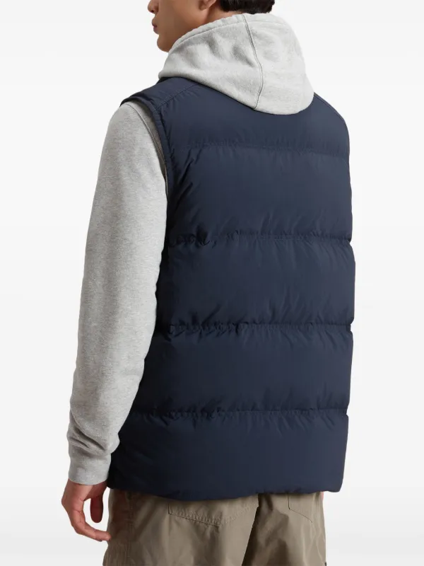 Woolrich ガーメントダイ ベスト | ブルー | FARFETCH JP