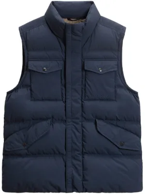 Moncler Barthe キルティングベスト | ブルー | FARFETCH JP