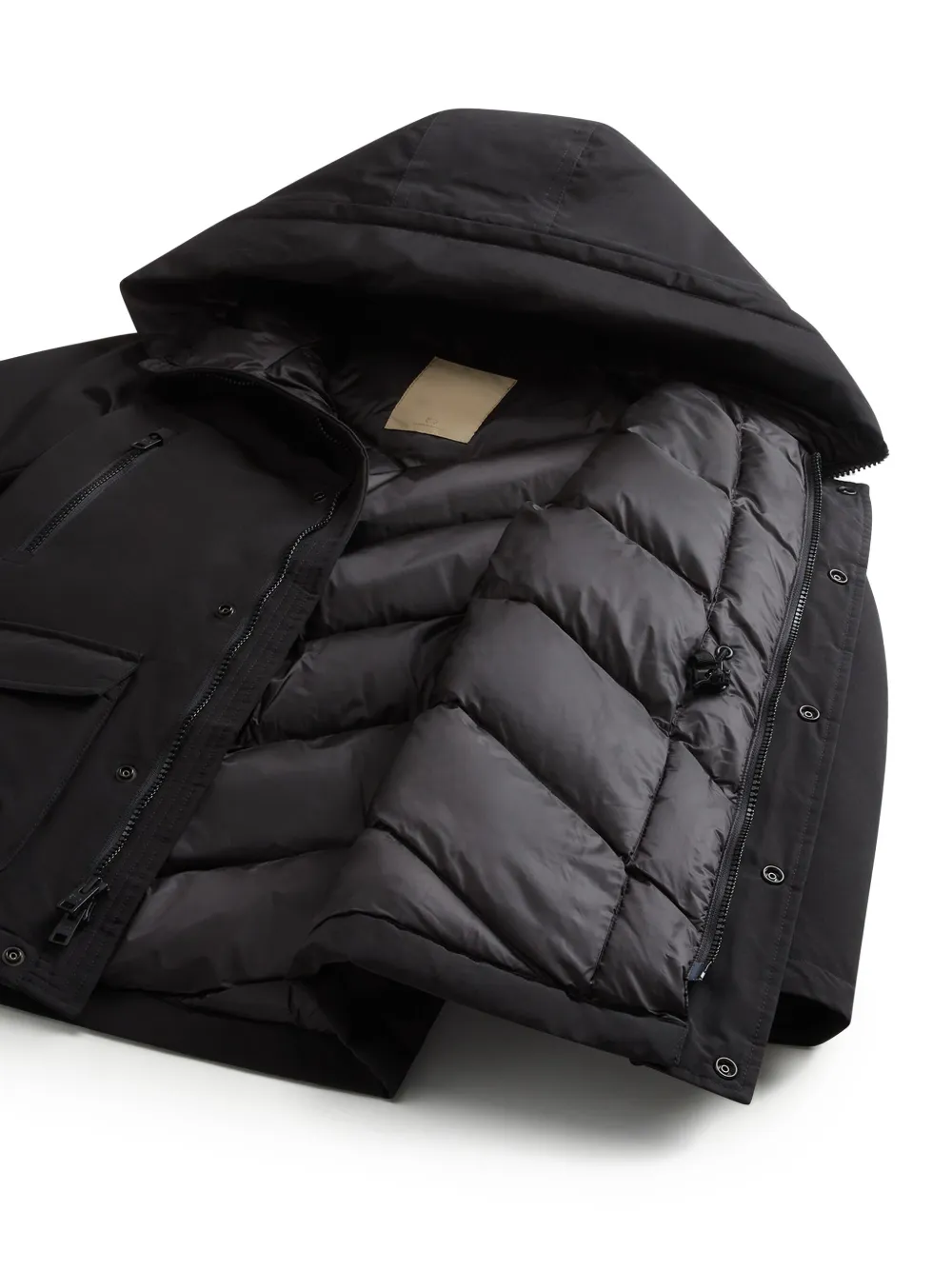 Woolrich Kids New Arctic parka Zwart