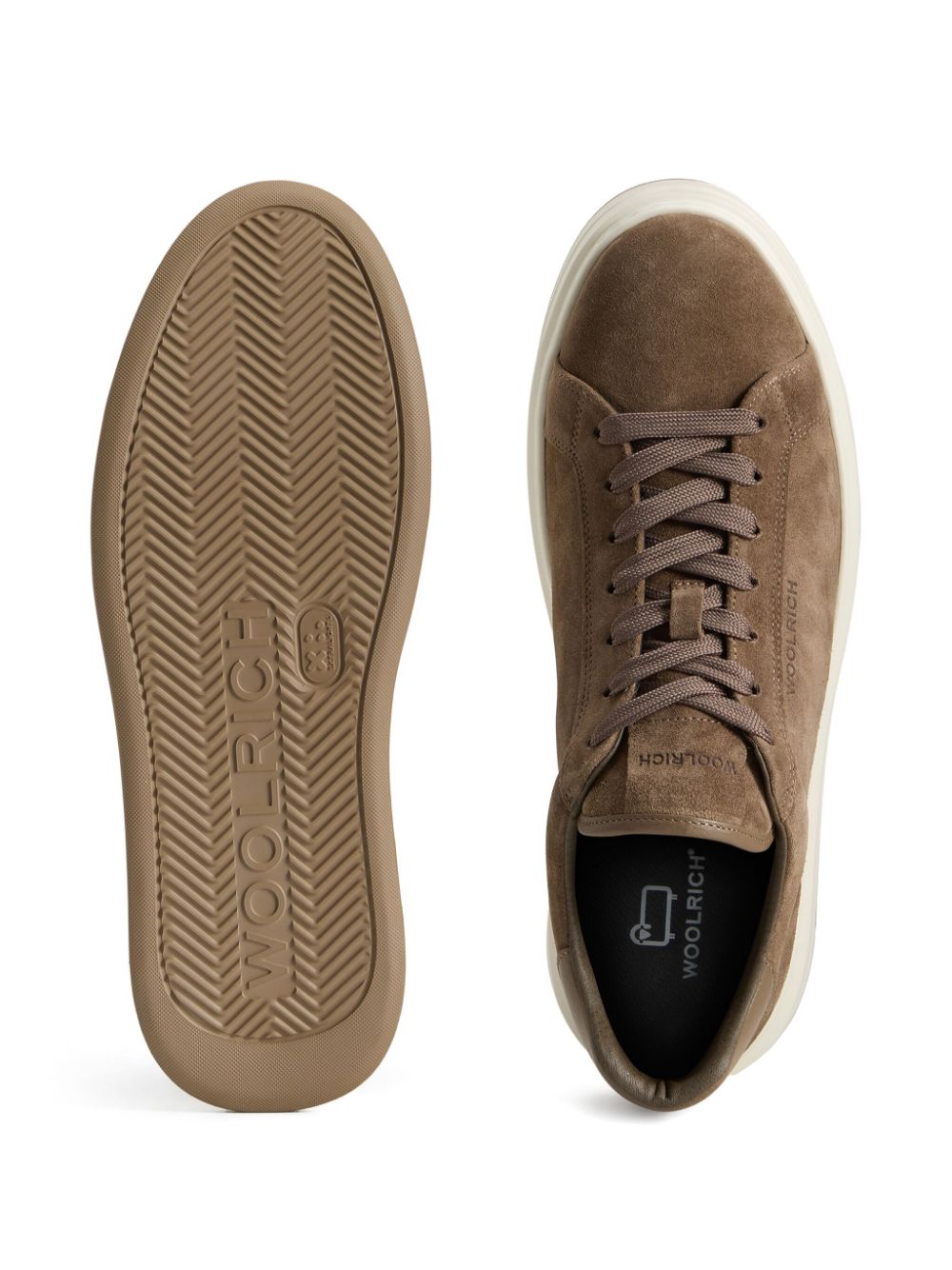 Woolrich Sneakers met ronde neus Bruin