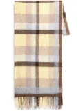 Woolrich check-pattern scarf - Neutrals