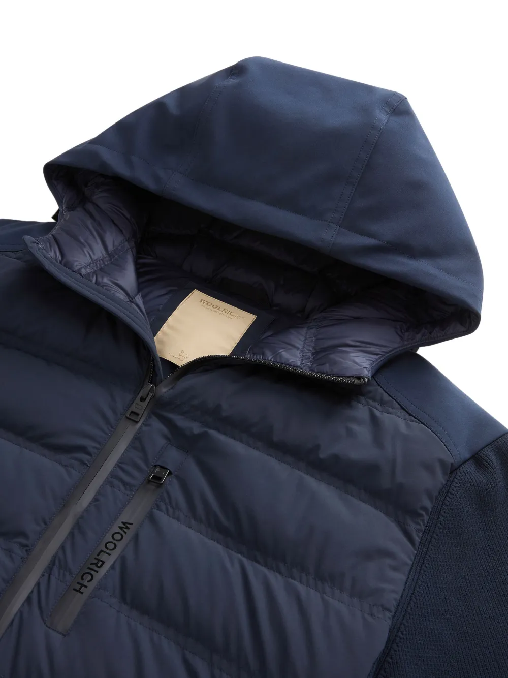 Woolrich Bering gewatteerd jack Blauw