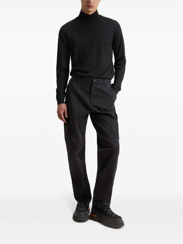 Woolrich ストレート カーゴパンツ | ブラック | FARFETCH JP