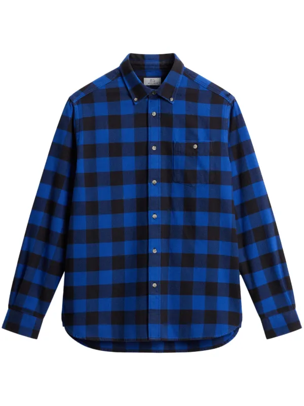 Woolrich フランネルジャケット サイズ38 ロングスリーブオーセンティックフランネルシャツ LONG