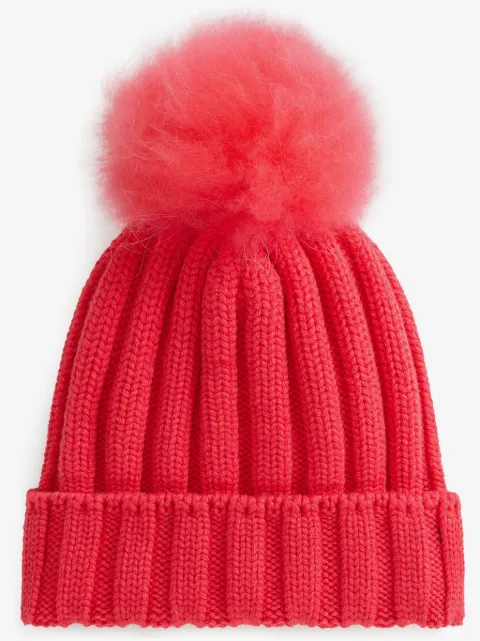 Woolrich pompom virgin wool beanie