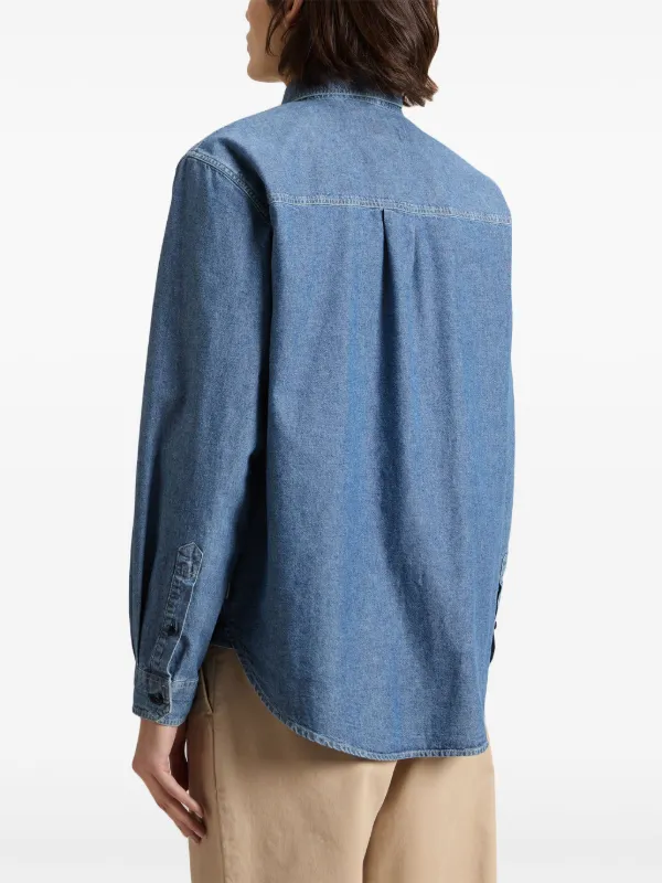 Woolrich シャンブレー シャツ | ブルー | FARFETCH JP