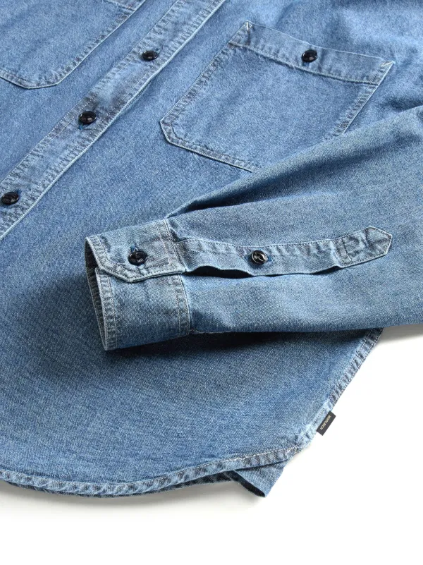 Woolrich シャンブレー シャツ | ブルー | FARFETCH JP Woolrich シャンブレー シャツ | ブルー | FARFETCH JP