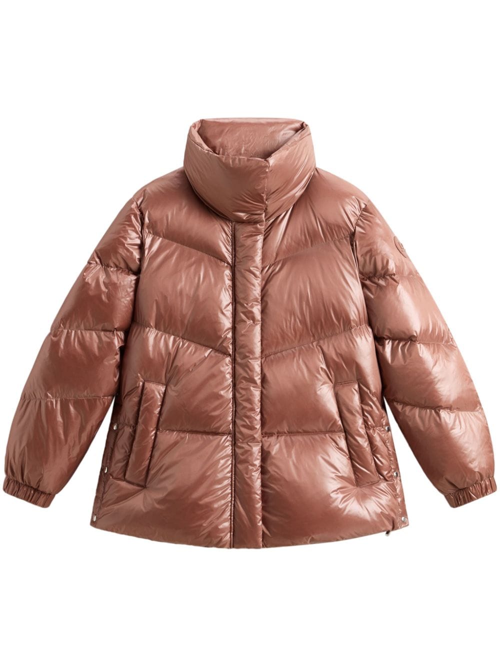 Woolrich Aliquippa short puffer jacket - Brown