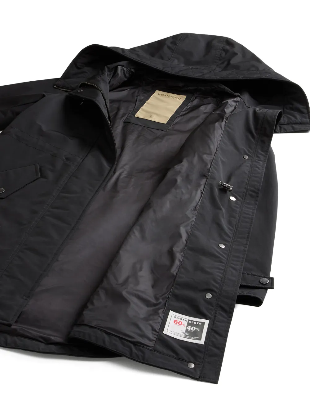 Woolrich Ramar Cloth parka Zwart