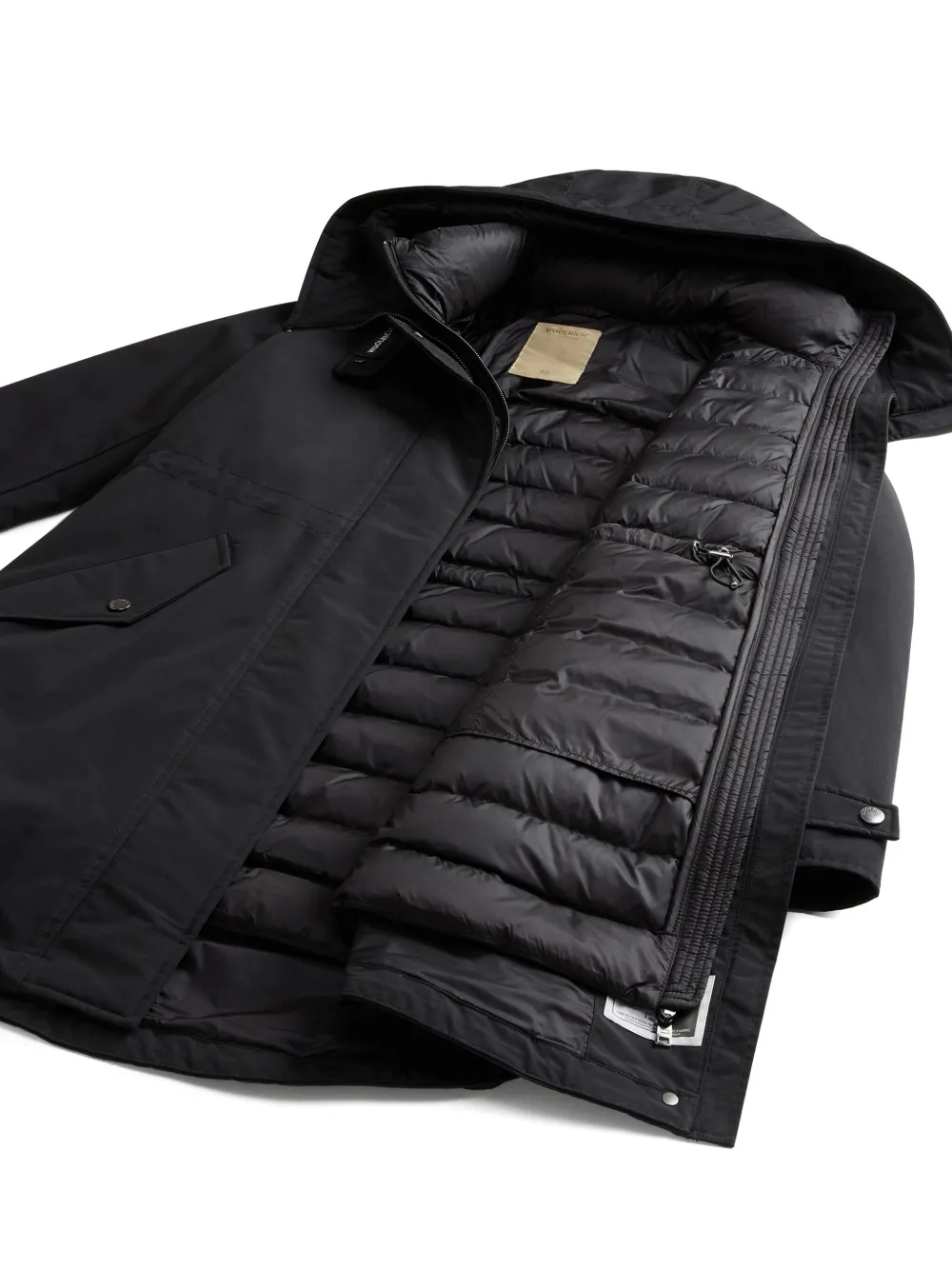 Woolrich Ramar Cloth parka Zwart