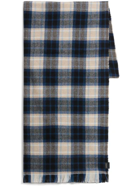 Woolrich mascada con estampado de cuadros