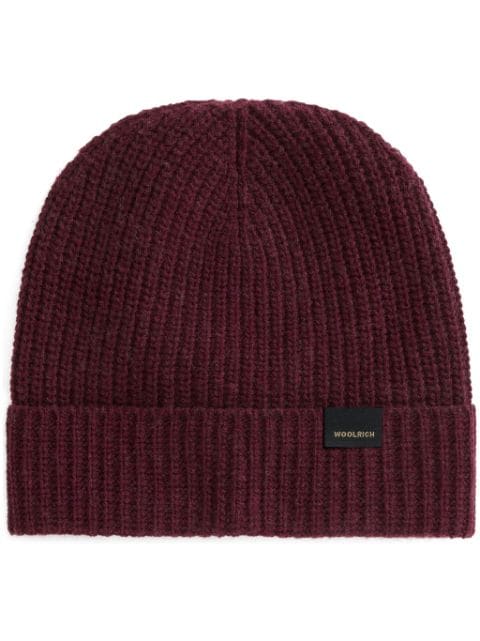 Woolrich ribbed-knit beanie