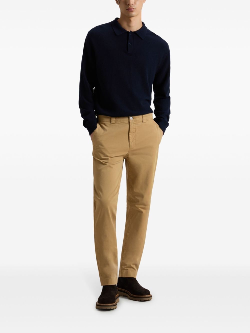 Woolrich straight-leg chino trousers - Beige