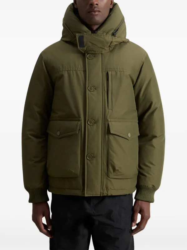 Woolrich Wattierte Ramar Jacke Grün FARFETCH DE