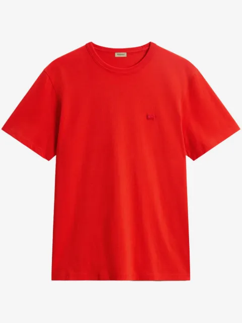 Woolrich logo-patch organic cotton T-shirt