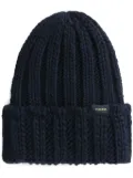 Woolrich ribbed-knit beanie - Blue
