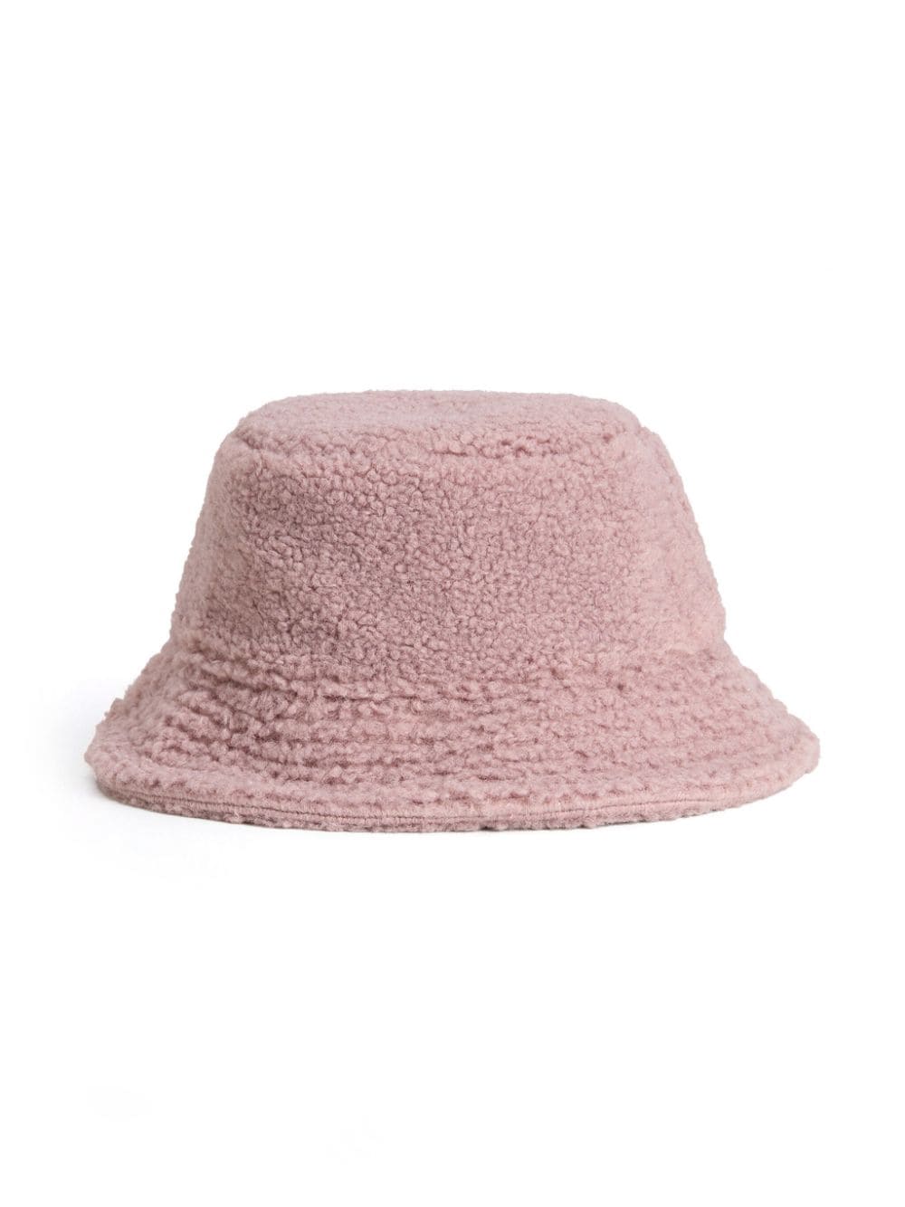 Shop Woolrich Faux-shearling Bucket Hat In Pink