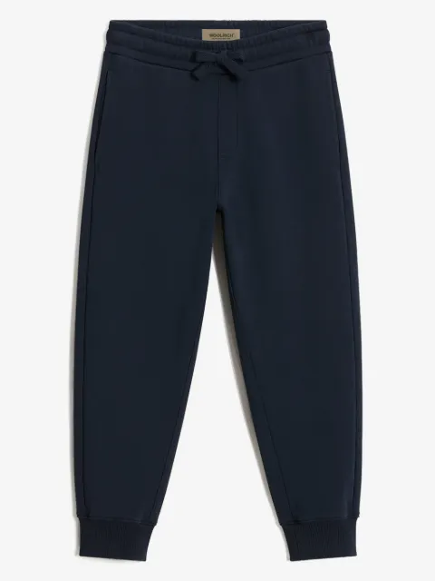 Woolrich Kids cotton fleece track pants