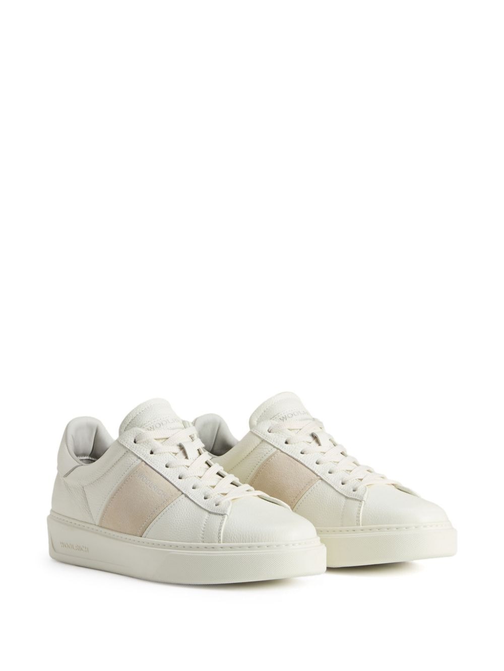 Woolrich round-toe trainers - Wit