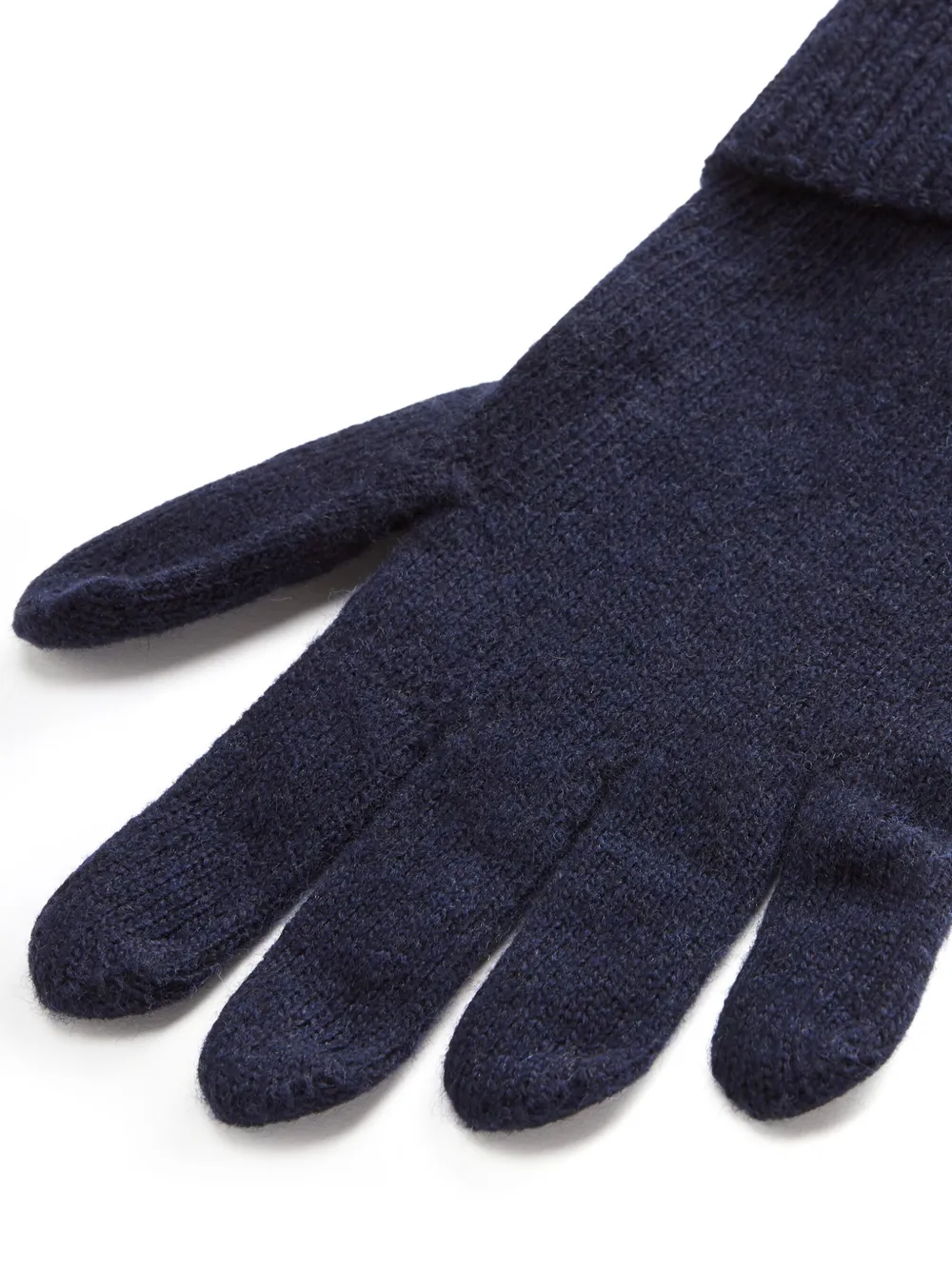 Woolrich Wollen handschoenen met logopatch - Blauw