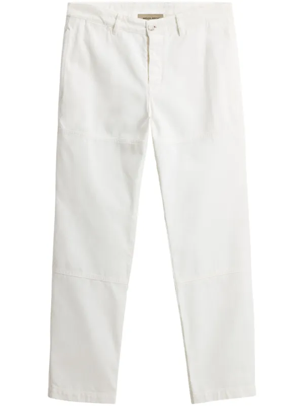 【送料&関税込】Woolrich Cotton Trousers Men's Cotton Blend Fleece Pants with Logo black | Woolrich US