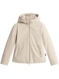 Woolrich zip-fastening hooded jacket - Neutrals