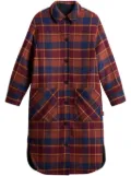 Woolrich reversible long sleeve over coat - Blue