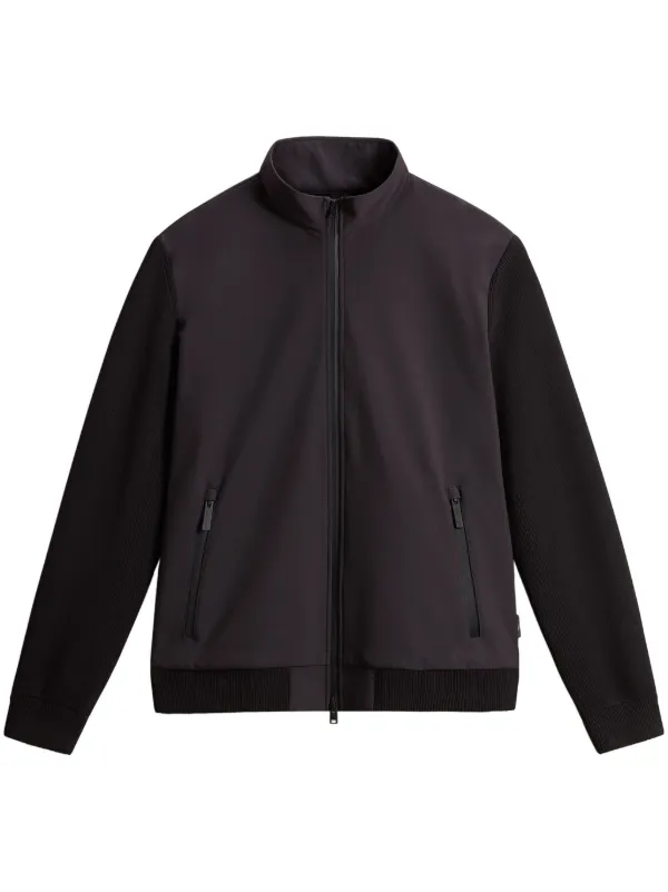 Woolrich Soft Shell Hybrid ジャケット | ブラック | FARFETCH JP