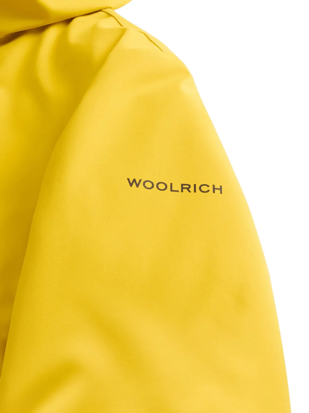 Woolrich Jack met capuchon Geel