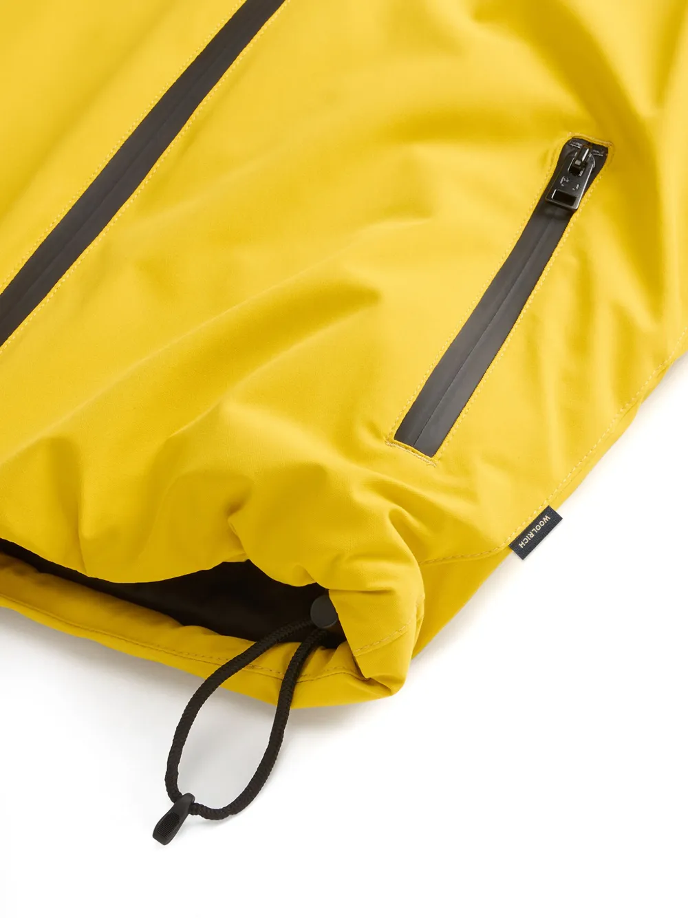 Woolrich Jack met capuchon Geel