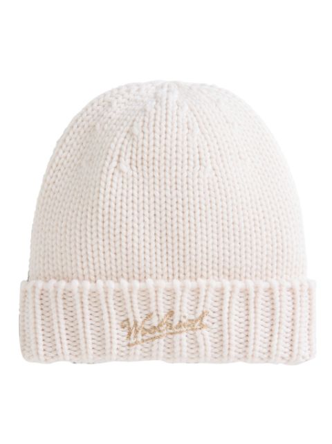 Woolrich Kids logo-embroidered beanie