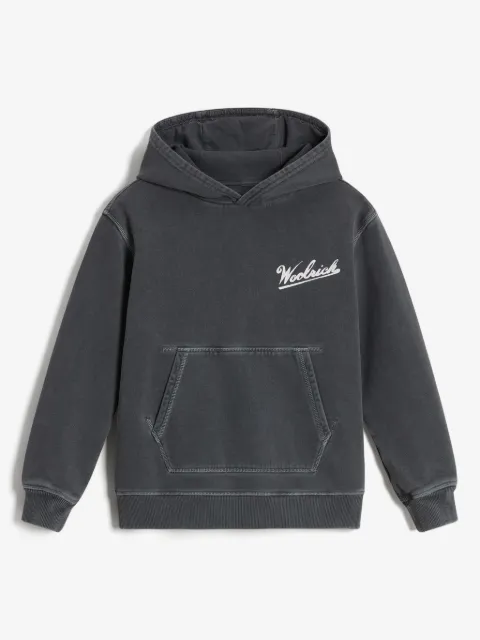 Woolrich Kids hoodie motivo teñido