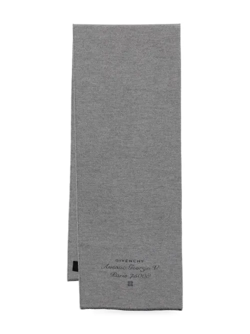 Écharpe à logo brodé - Givenchy - Modalova