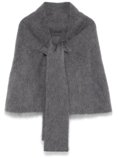 Jil Sander fine-knit cape