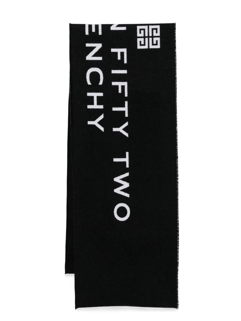 Givenchy Sciarpa con logo jacquard - Nero