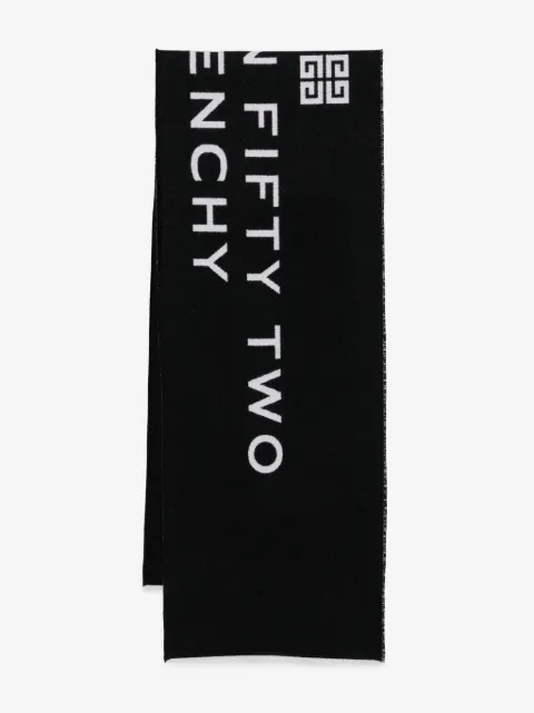 Givenchy Sciarpa con logo jacquard