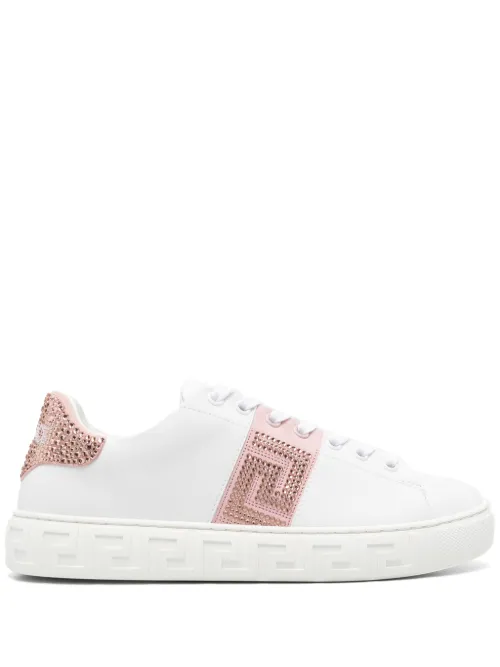Baskets Crystal Greca - Versace - Modalova
