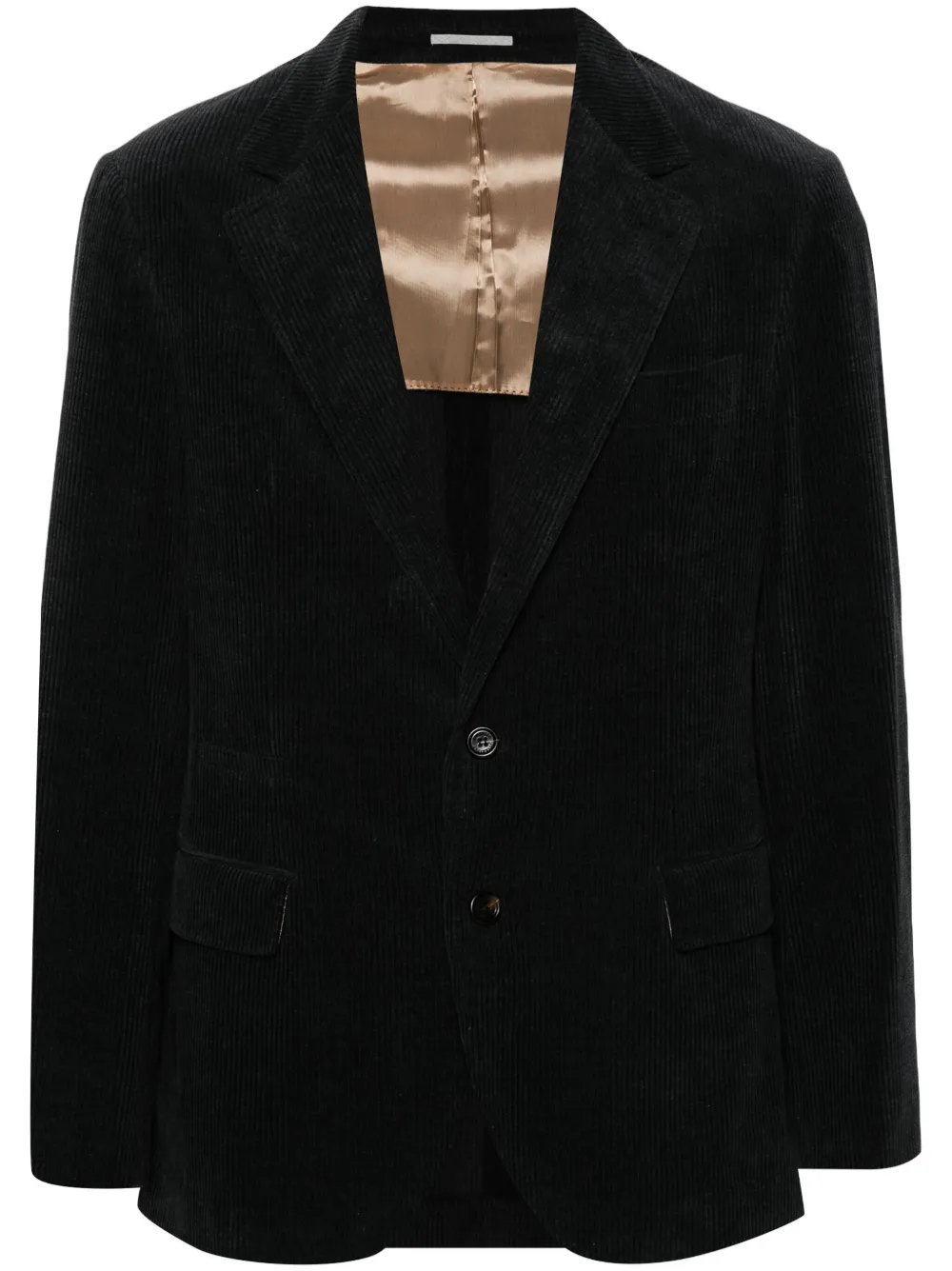 Brunello Cucinelli Ribfluwen blazer Grijs