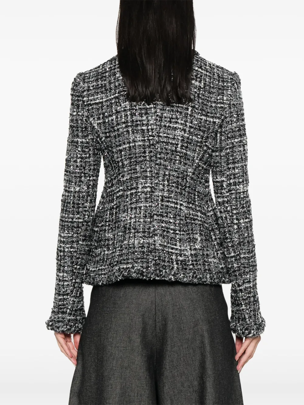 Valentino Garavani Tweed jack Grijs