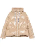 Khrisjoy Khris shiny puffer jacket - Brown