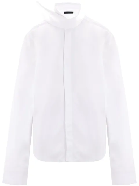 ALAINPAUL camisa con cuello de mascada