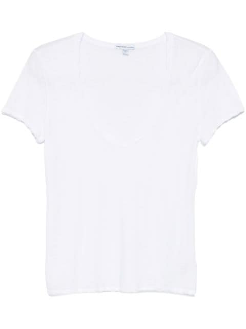 James Perse slub texture T-shirt