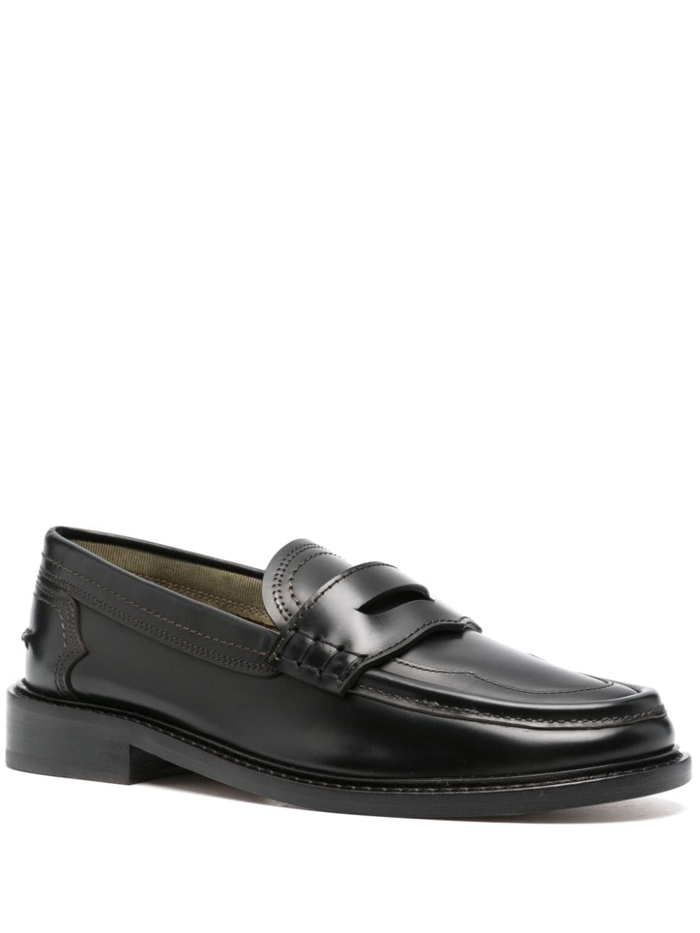 Shop Paul Smith Toluca Loafers In Black