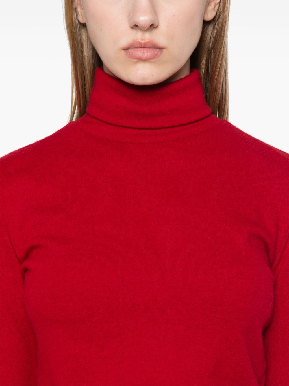 YOHJI YAMAMOTO ROLL-NECK TOP 