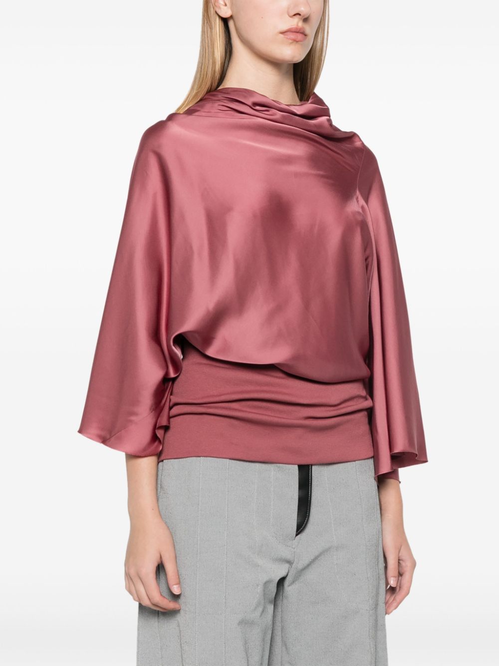 Rick Owens Cylinder blouse Roze